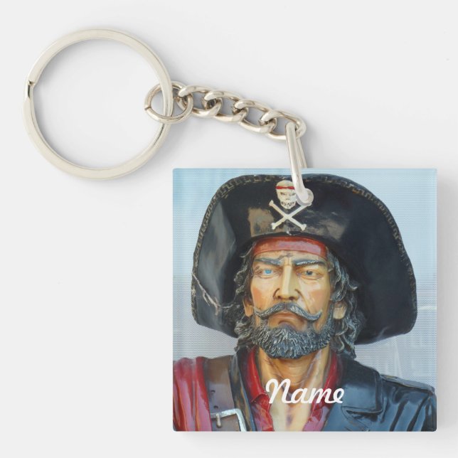 Unique vintage Pirate Keychain (Front)