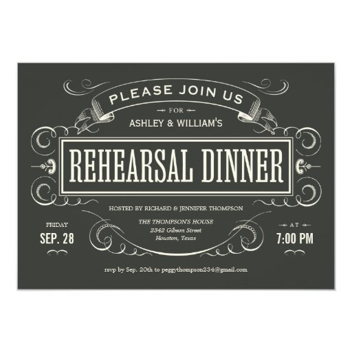 Unique Rehearsal Dinner Invitations 1