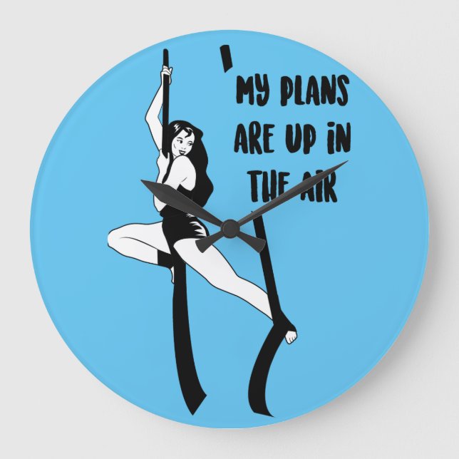 Unique Wall Clock - Plans? What Plans? (Front)