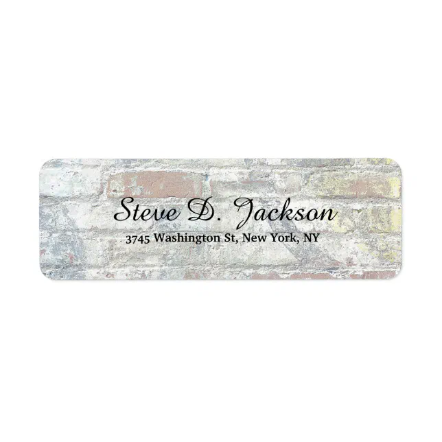 Unique Wall Modern Elegant Script Handwriting Label | Zazzle