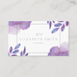 Unique Watercolor Modern  Business Card