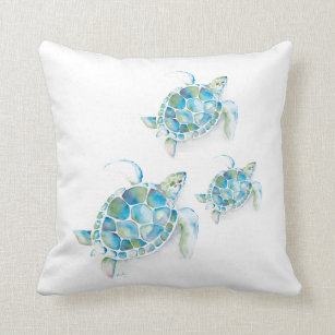 sea turtle pillow case