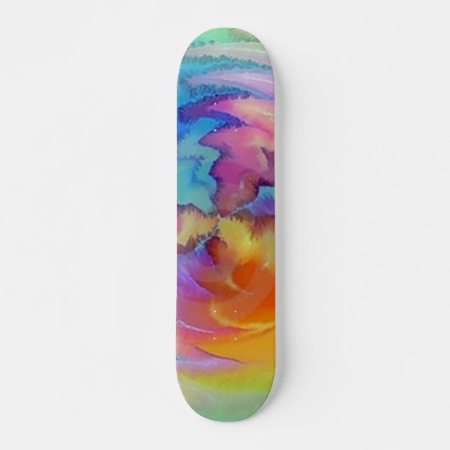 Unique WaterColor Skateboard Deck (Front)