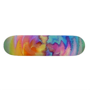Unique WaterColor Skateboard Deck