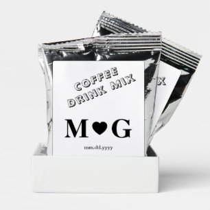 Unique Wedding Drink Mix with Custom Text