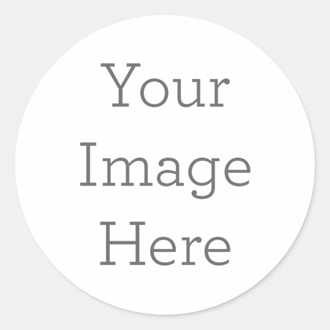 Custom Classic Round Stickers, Format: Sheet of Stickers, Size: Small, 1½ inch (sheet of 20), Paper Type: Glossy White Paper (Front)