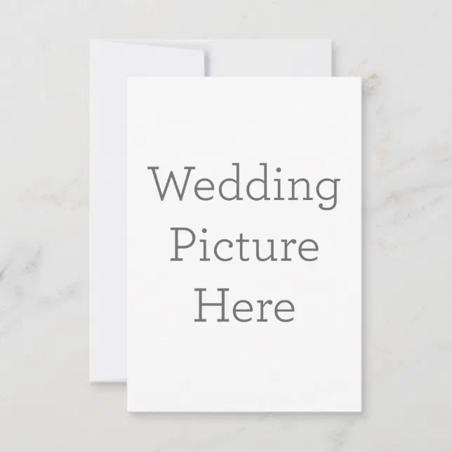 Unique Wedding Picture Thank You Card | Zazzle