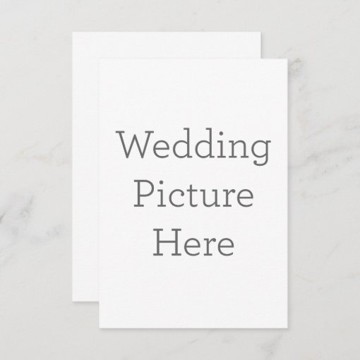 Unique Wedding Picture Thank You Card Zazzle