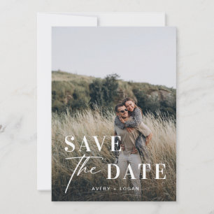 Unique Wedding Save The Date Photo Invitation