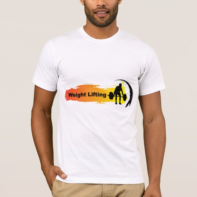 Unique Weight Lifting Logo T-Shirt (Front)