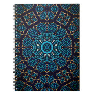 Unique Whimsical Dot Art Notebook
