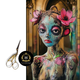 Unique Whimsical Gothic Gargoyle Decoupage Tissue Paper