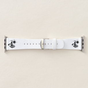 Unique Whimsical Theater Sailing Design Apple Watch Band