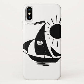 Unique Whimsical Theater Sailing Design iPhone X Case