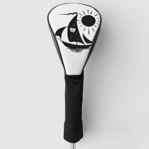 Unique Whimsical Theater Sailing Design Golf Head Cover