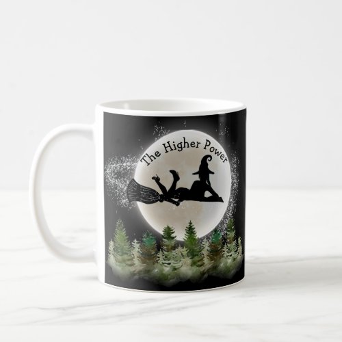 Unique Witch Moonshine Forest Quote Black Mug