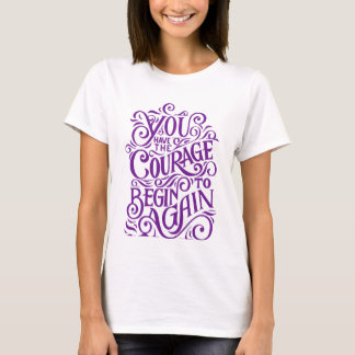 unique women's motivational design T-shirt