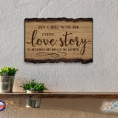 Unique Wooden Housewarming Family Name Sign (Lifestyle)
