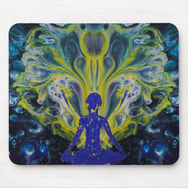 Unique Yoga Mouse Pad (Front)