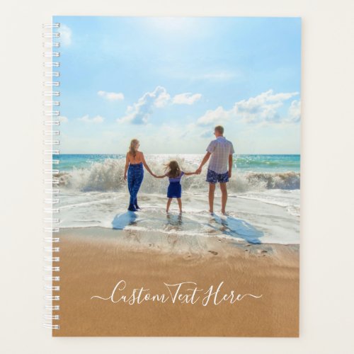 Unique Your Own Design Custom Photo Text _ Family Planner