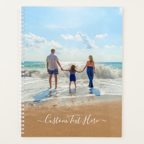 Unique Your Own Design Photo Text  Family Vacation Planner