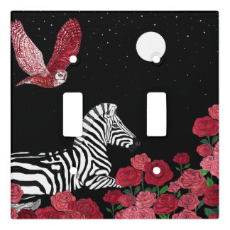 Unique Zebra Light Switch Cover