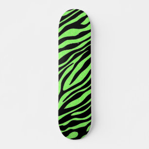 Unique Zebra Print Design Skateboard Deck