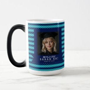Unique Zigzag Print Mom Graduation Gift Color Morph Mug