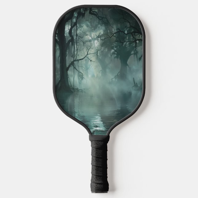 Uniquely Awesome Swamp Pickleball Paddle (Front)