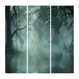 Uniquely Awesome Swamp Triptych