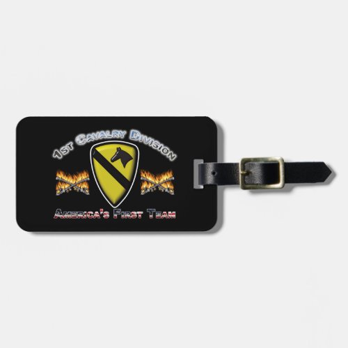 Uniquely Designed 1st Cavalry Division Gift Luggage Tag