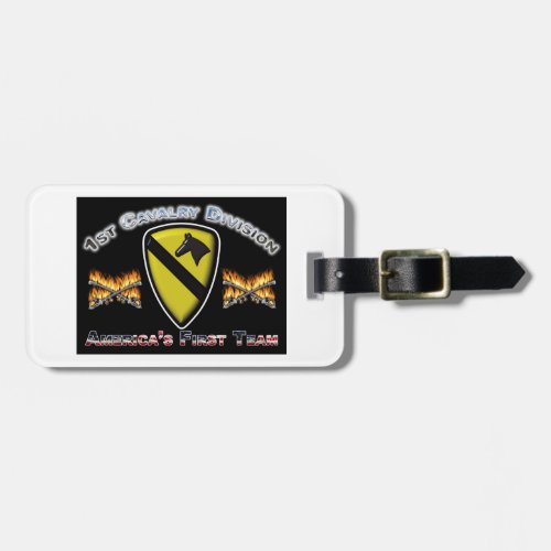 Uniquely Designed 1st Cavalry Division Gift Luggage Tag