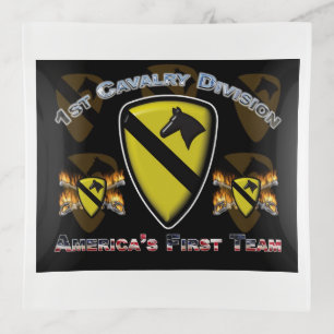 Uniquely Designed 1st Cavalry Division Gift Trinket Tray