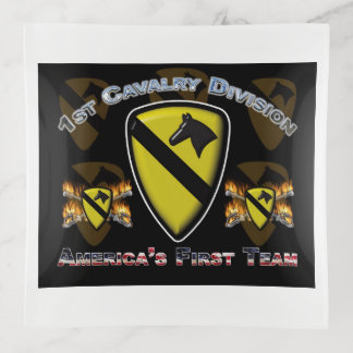 Uniquely Designed 1st Cavalry Division Gift Trinket Tray