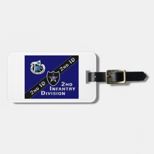 Uniquely Designed 2nd Infantry Division Gift Luggage Tag