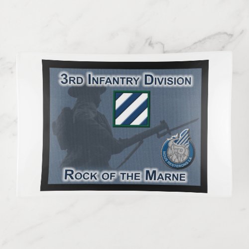 Uniquely Designed 3rd Infantry Division Gift Trinket Tray