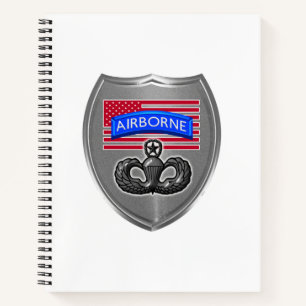 Uniquely Designed Airborne Paratrooper Notebook