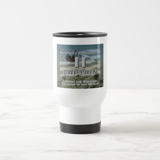Uniquely Designed Commemorative Company Commander Travel Mug (Center)