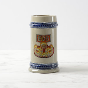 Uniquely Designed Commemorative EOD Beer Stein