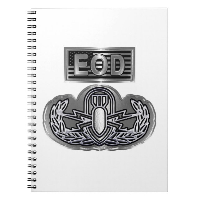 Uniquely Designed Commemorative EOD Notebook (Front)
