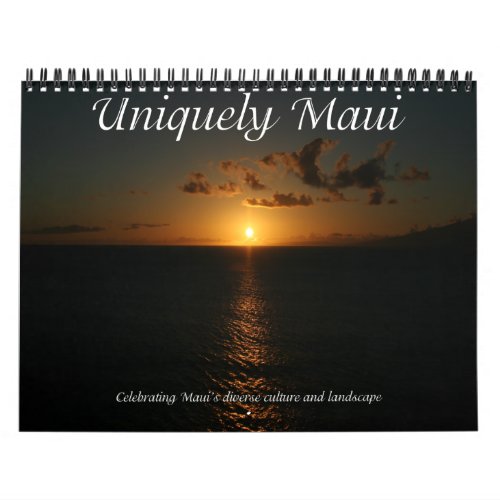 Uniquely Maui Calendar