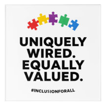 Uniquely Wired Equally Valued Awareness Art