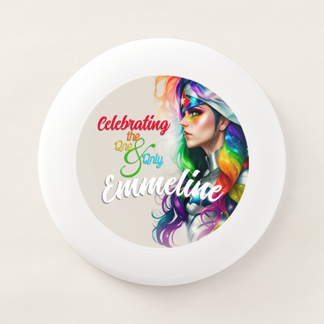 Uniqueness Hero Celebration Frisbee (Front)