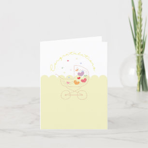 Unisex Baby Congratulations Card