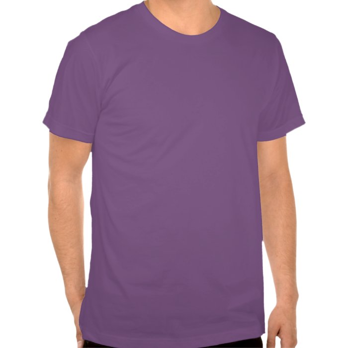 Unisex Basic American Apparel T Shirt Purple