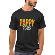 Unisex Basic Dark T-Shirt - Happy New Year 2025