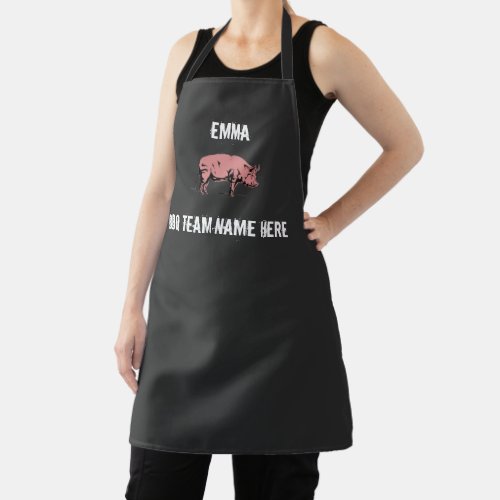 Unisex BBQ Team Custom Apron