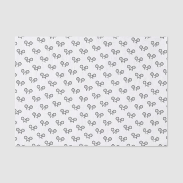 Unisex Bicycle Pattern Tissue Paper (Front)