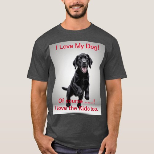 Unisex Black Lab Puppy Dark Shades T_Shirt