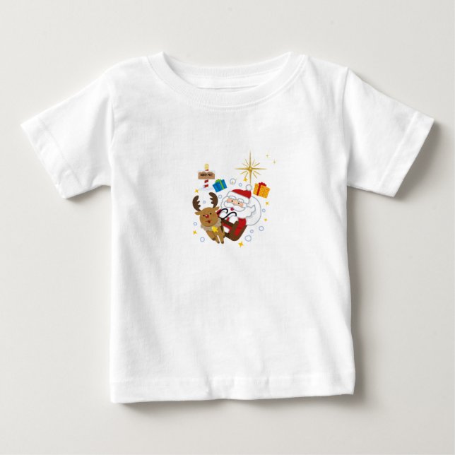 "Unisex cotton baby T-shirt - Soft, resis (Front)